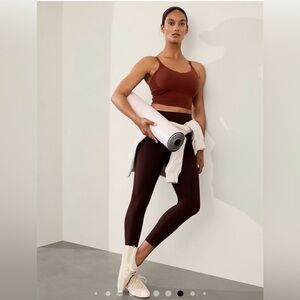 NWT Athleta Elation V-Neck Longline Bra Size M D-DD